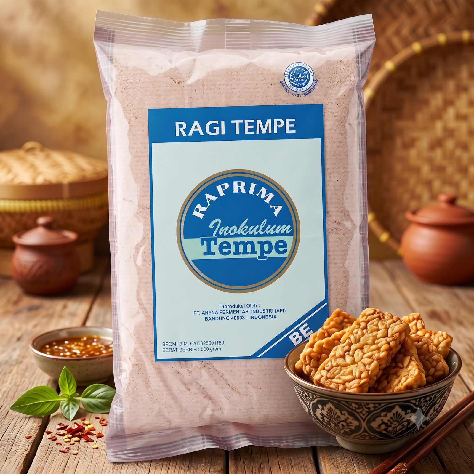 RAGI TEMPE RAPRIMA 250 GRAM & 500 GRAM – Ultimate Fermentation Matrix