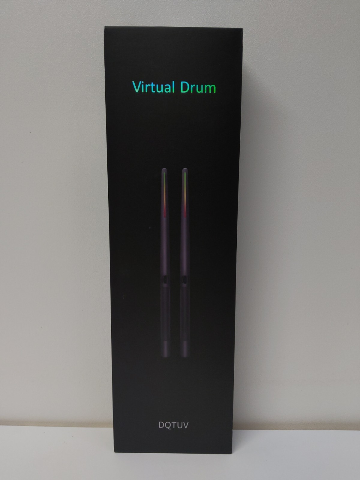 Air Drumsticks 3D Motion Sensing Virtual Drum Kit w/ RGB Lights Portable SILENT