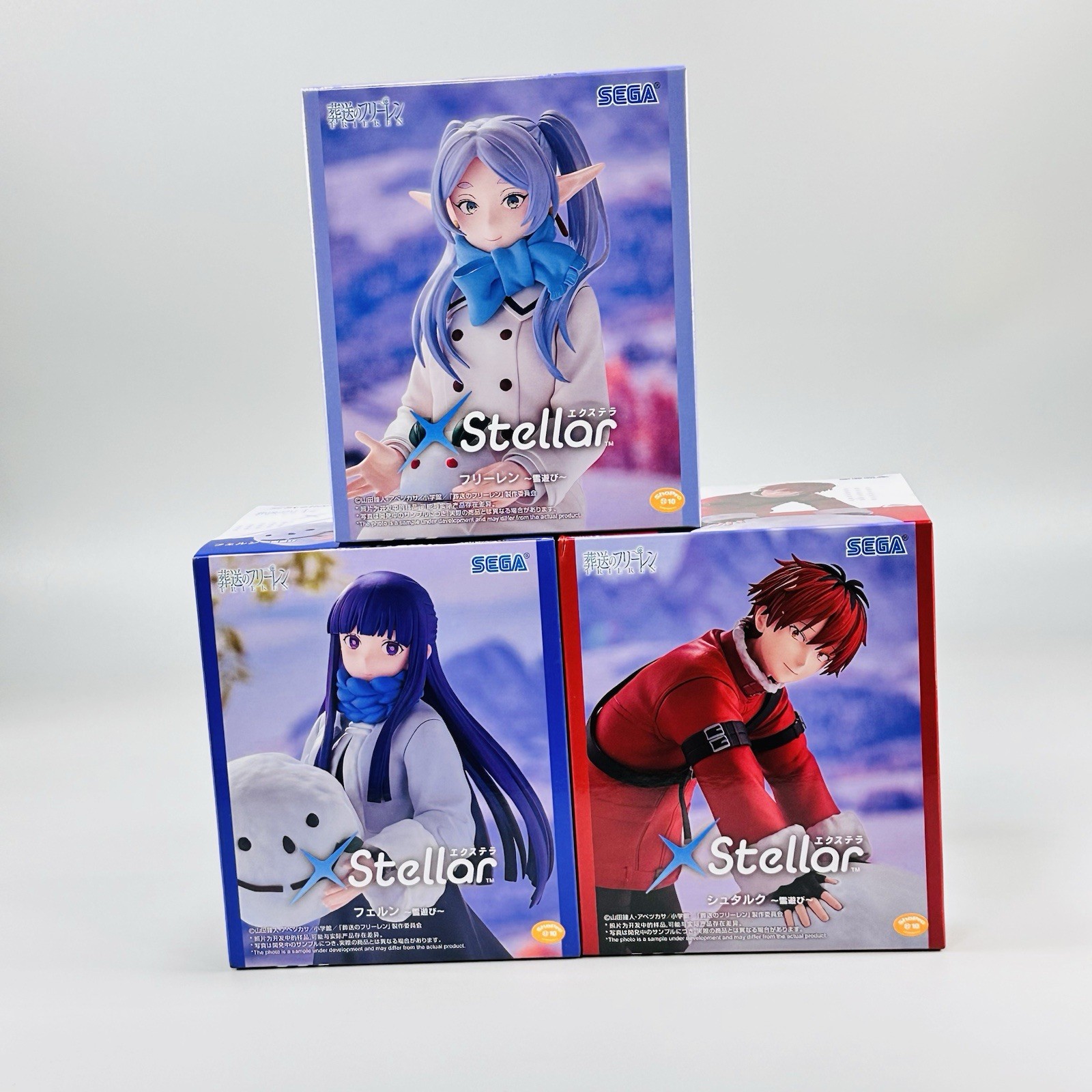 Frieren: Beyond Journey's End XStellar Snow play Fern Stark Figure Set NY SELLER