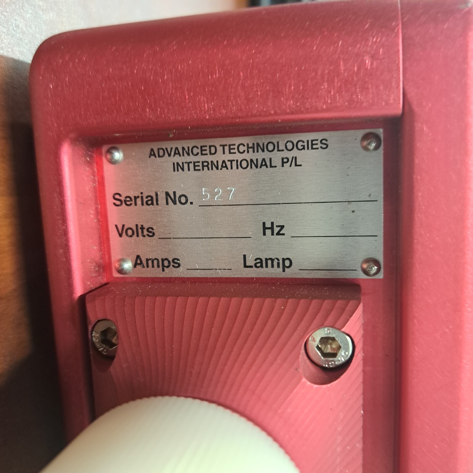 Advanced Technologies White Light Source Type AT1000Ex with Liquid Light Guide