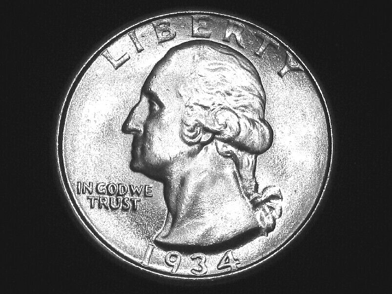 1934-D Washington Quarter --- Choice Uncirculated