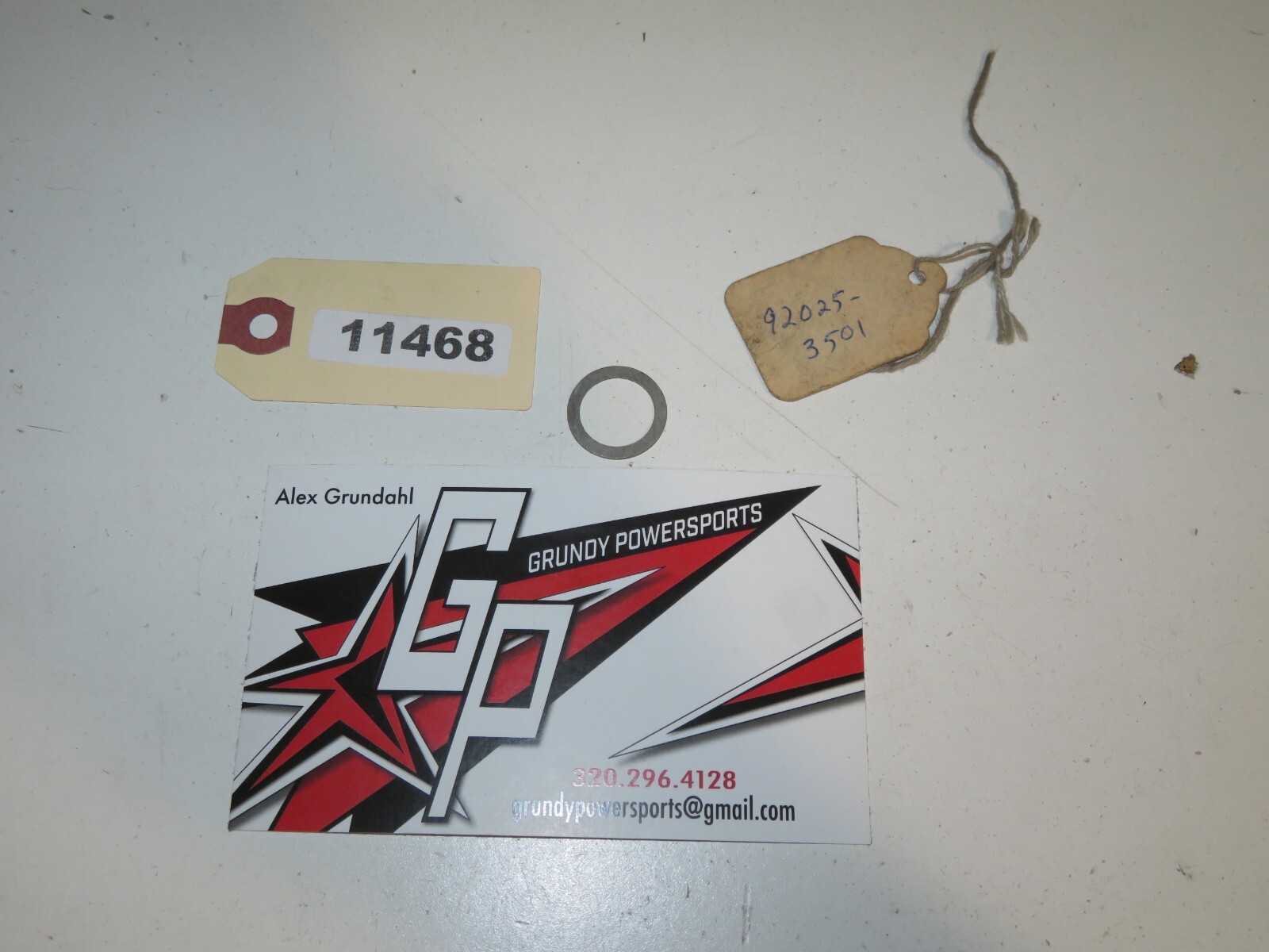 Kawasaki - New NOS Shim .32T - 92025-3501