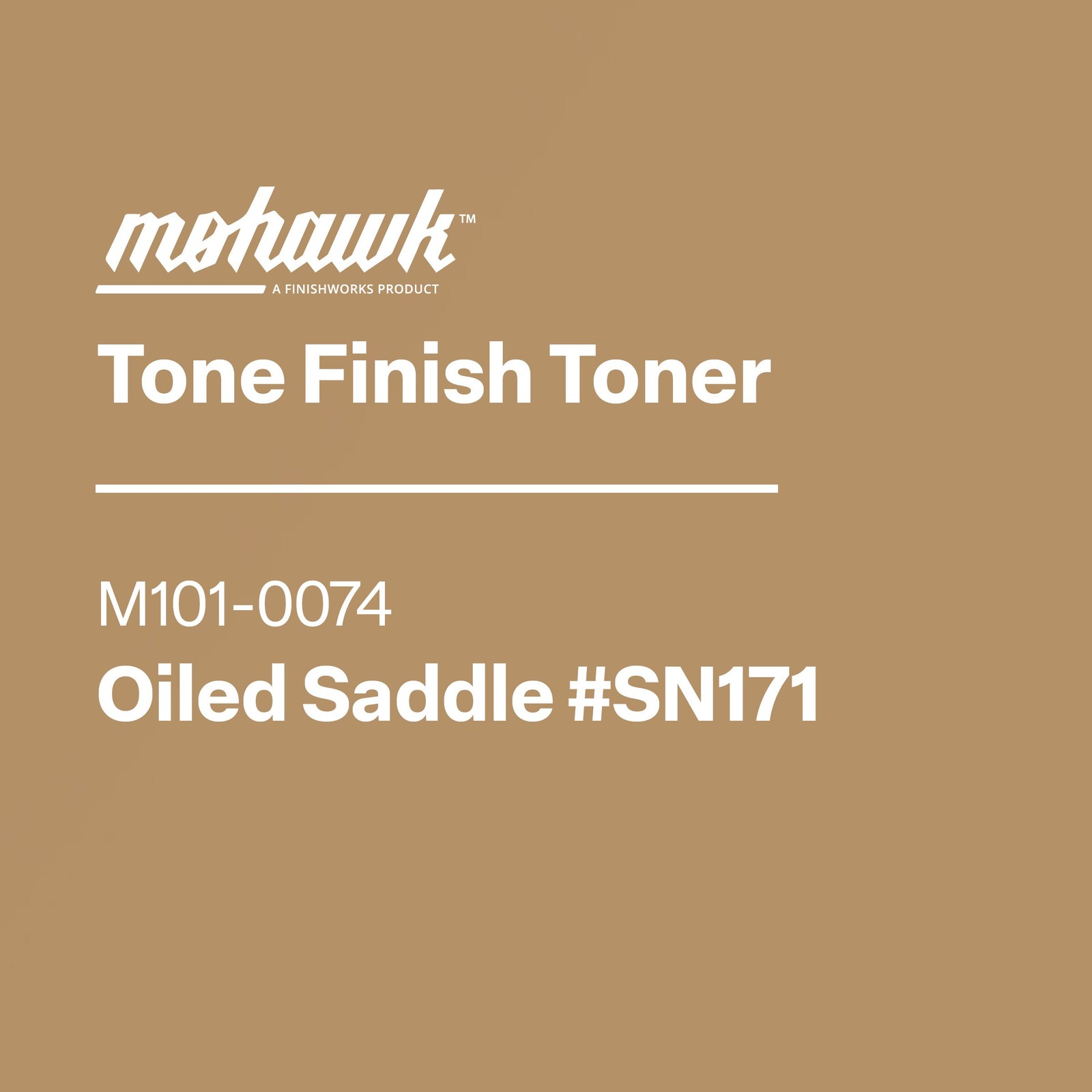 Mohawk Tone Finish Toner Oiled Saddle #Sn171