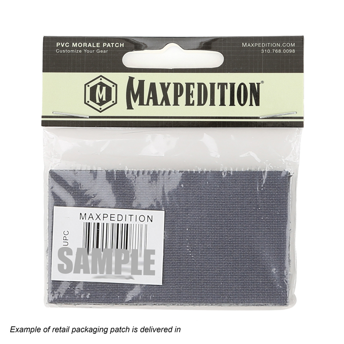 PVC Patch MAXPEDITION USA US SHIELD - MICRO circle - STEALTH color - NEW