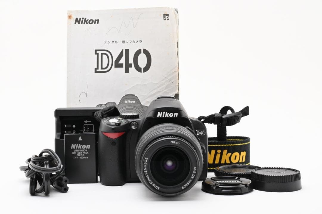 Excellent D40 DX 18-55 3.5-5.6 495 Pcs With Instruction Manual H241