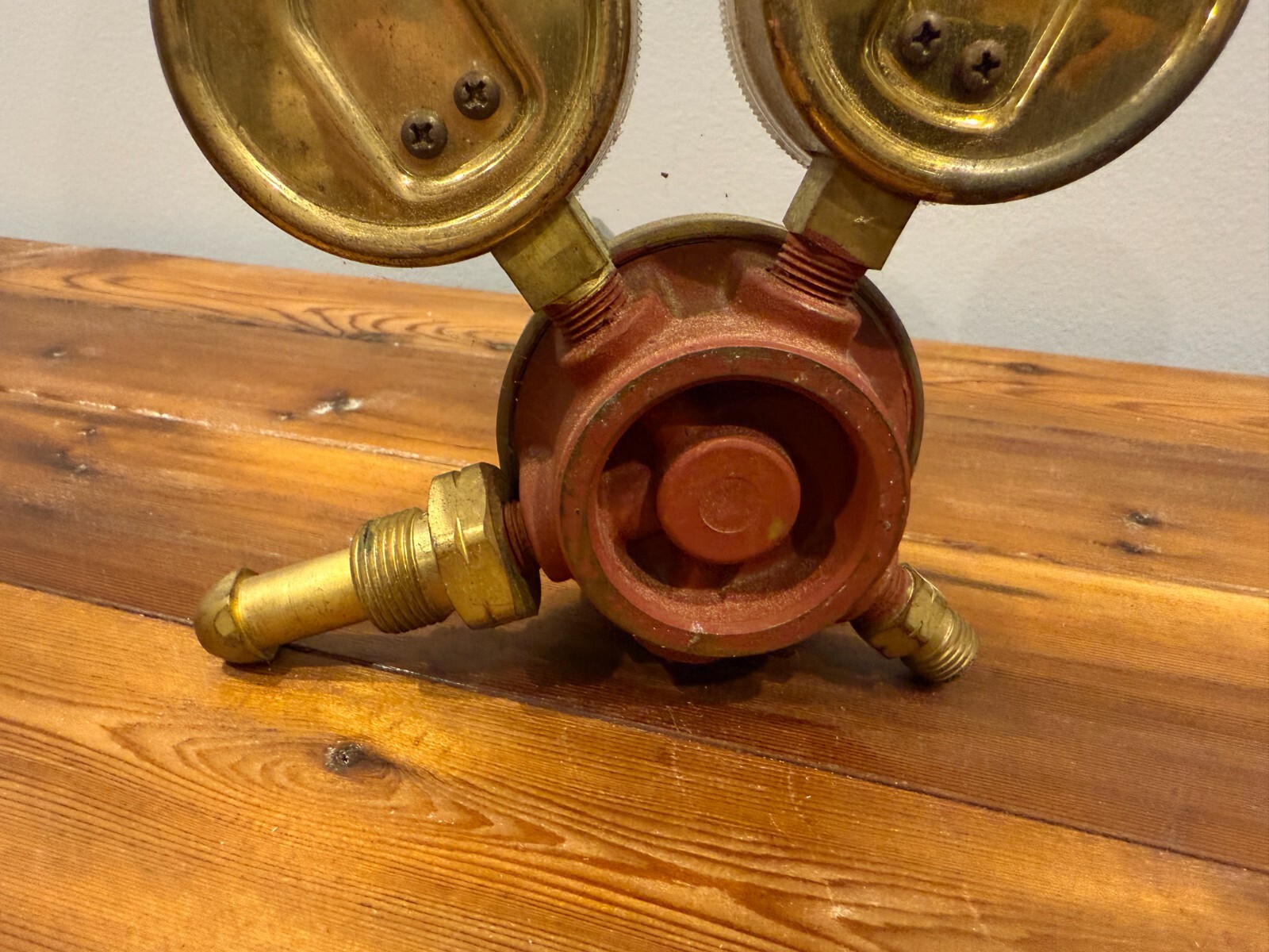 Brooklyn NY Acetylene Oxygen Brass Regulator S-S Co.