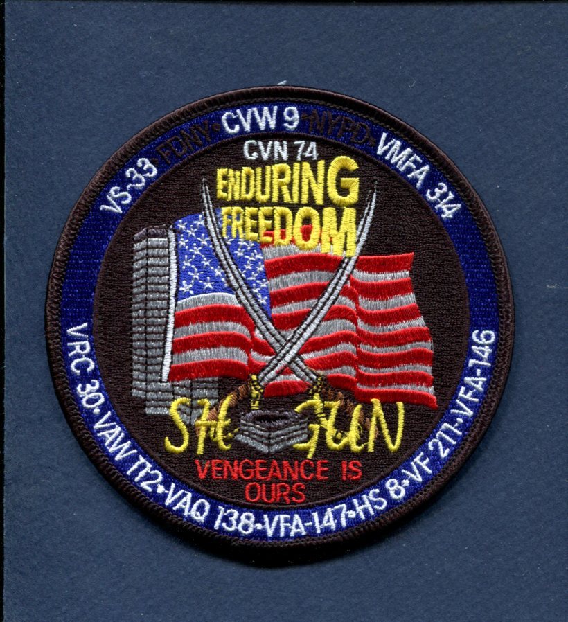 CVN-74 USS JOHN STENNIS VS-33 OEF 2001 SHOGUN US Navy Squadron Cruise Patch