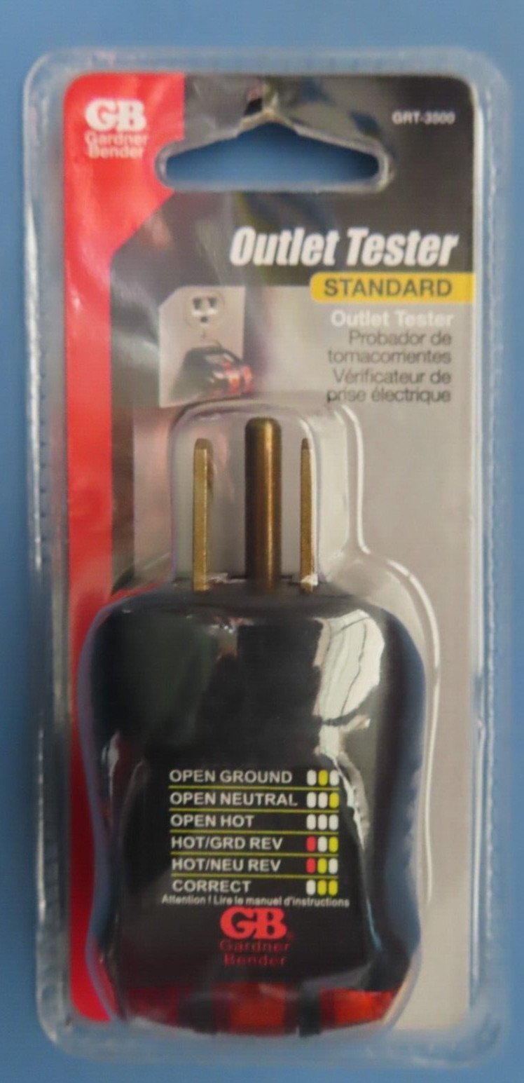 Gardner Bender Standard Outlet Tester # GRT-3500  NEW