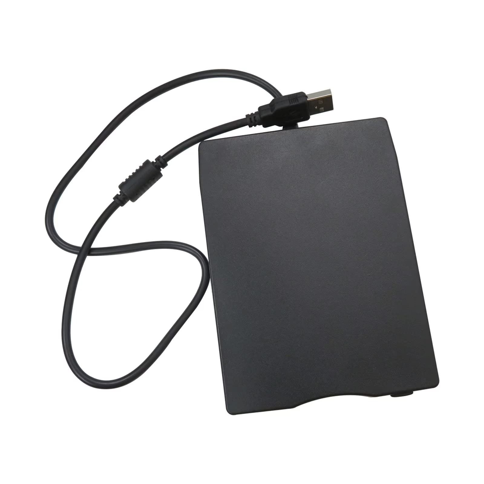 1.44 MB Black USB External Floppy Disk Drive Laptop PC Windows Mac Reader
