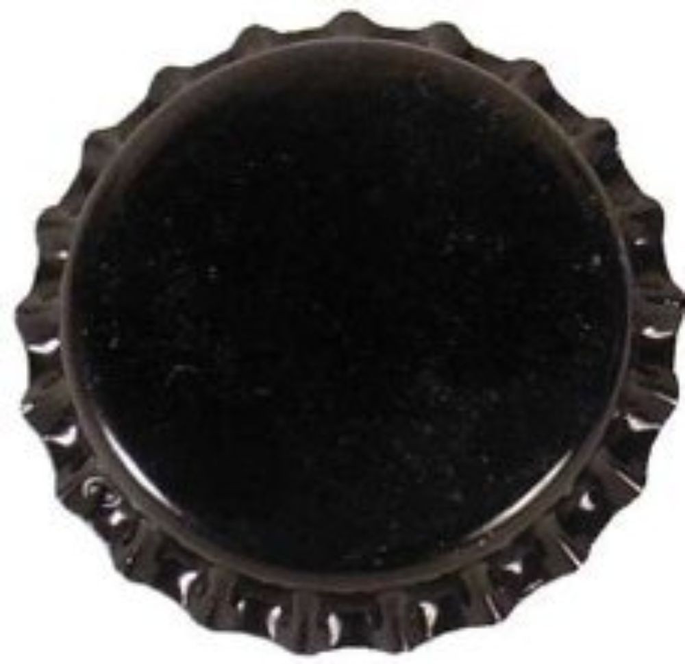 Black Oxygen Absorbing Crown Bottle Caps for Homebrewing 144 Count