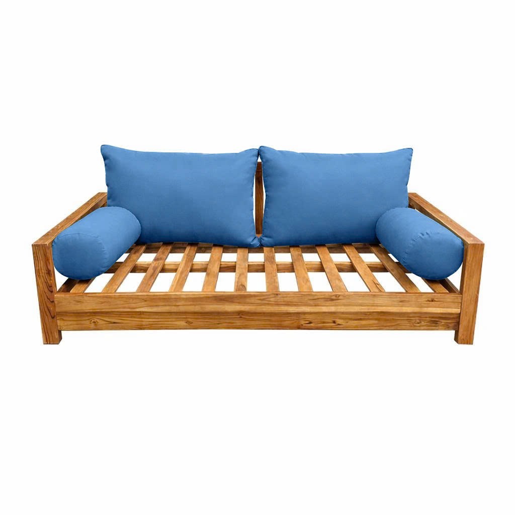 |COVER ONLY| STYLE 2 Twin Bolster Pillow Daybed Porch Swing Knife Edge AD102