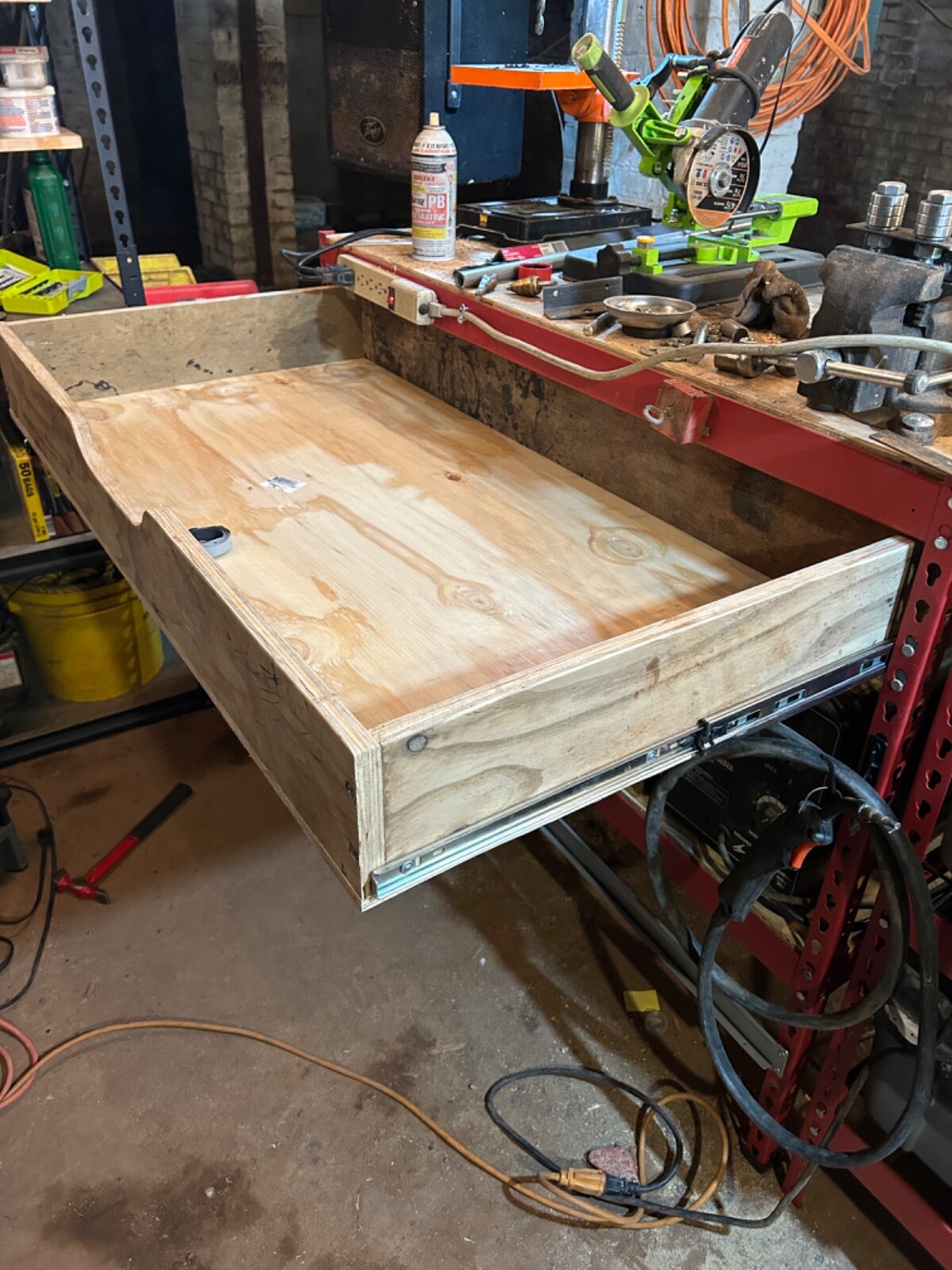 16” Boltless & Rivets Sliding Drawer For 18” width Shelving’s