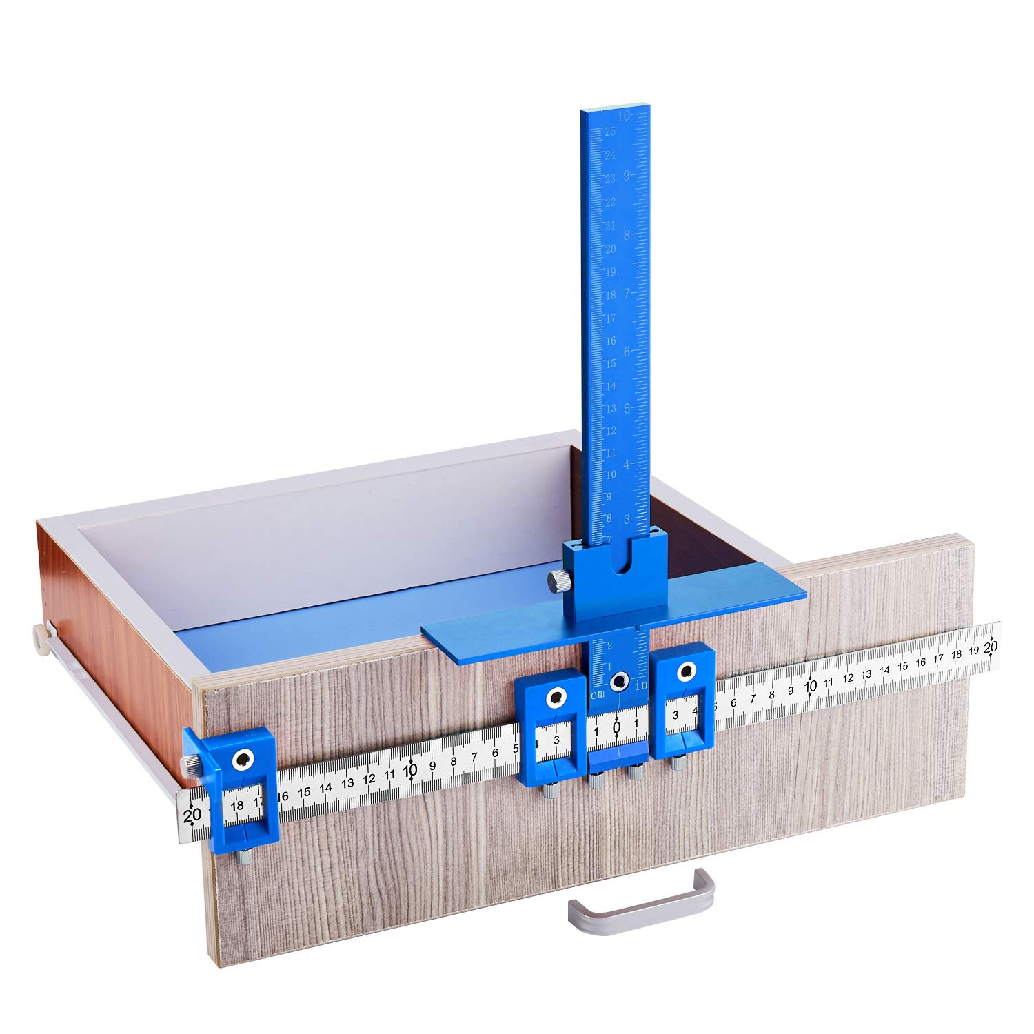 Cabinet Hardware Jig Mounting Template Drill Guide Sleeve Drawer Pull Jigs Handl