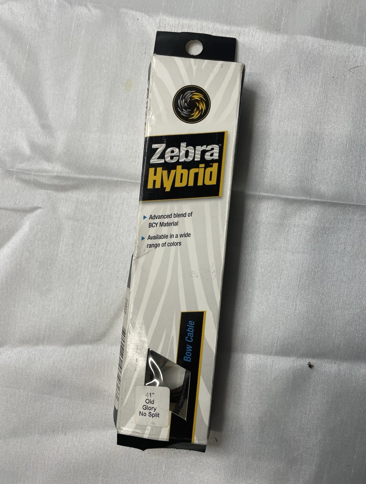 Zebra Hybrid Premium Bow Cable for Compound 41 in Green/Brown/Black Old Glory