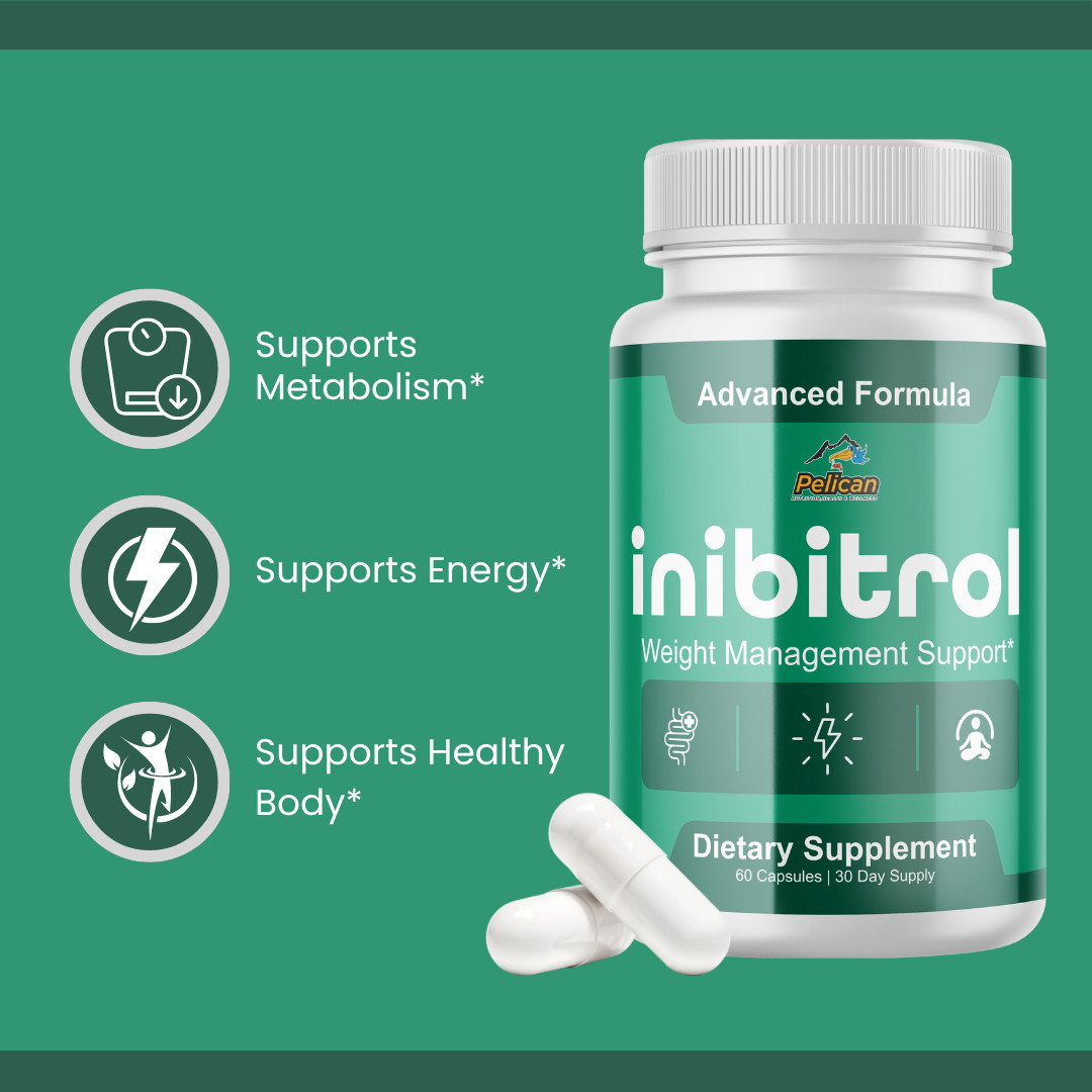 Inibitrol- Keto & Weight Support- 4 Bottles- 240 Capsules