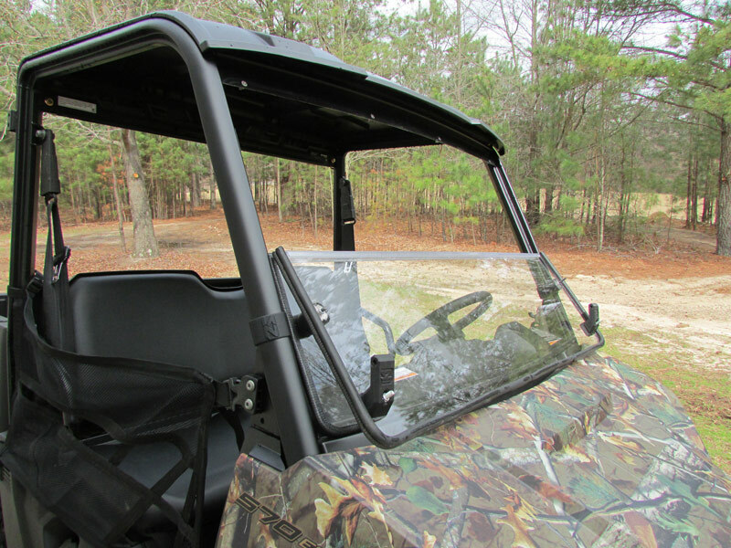 2015+ Polaris Ranger Mid Size 570 Front Windshield Folding Flip Down Versa-Fold