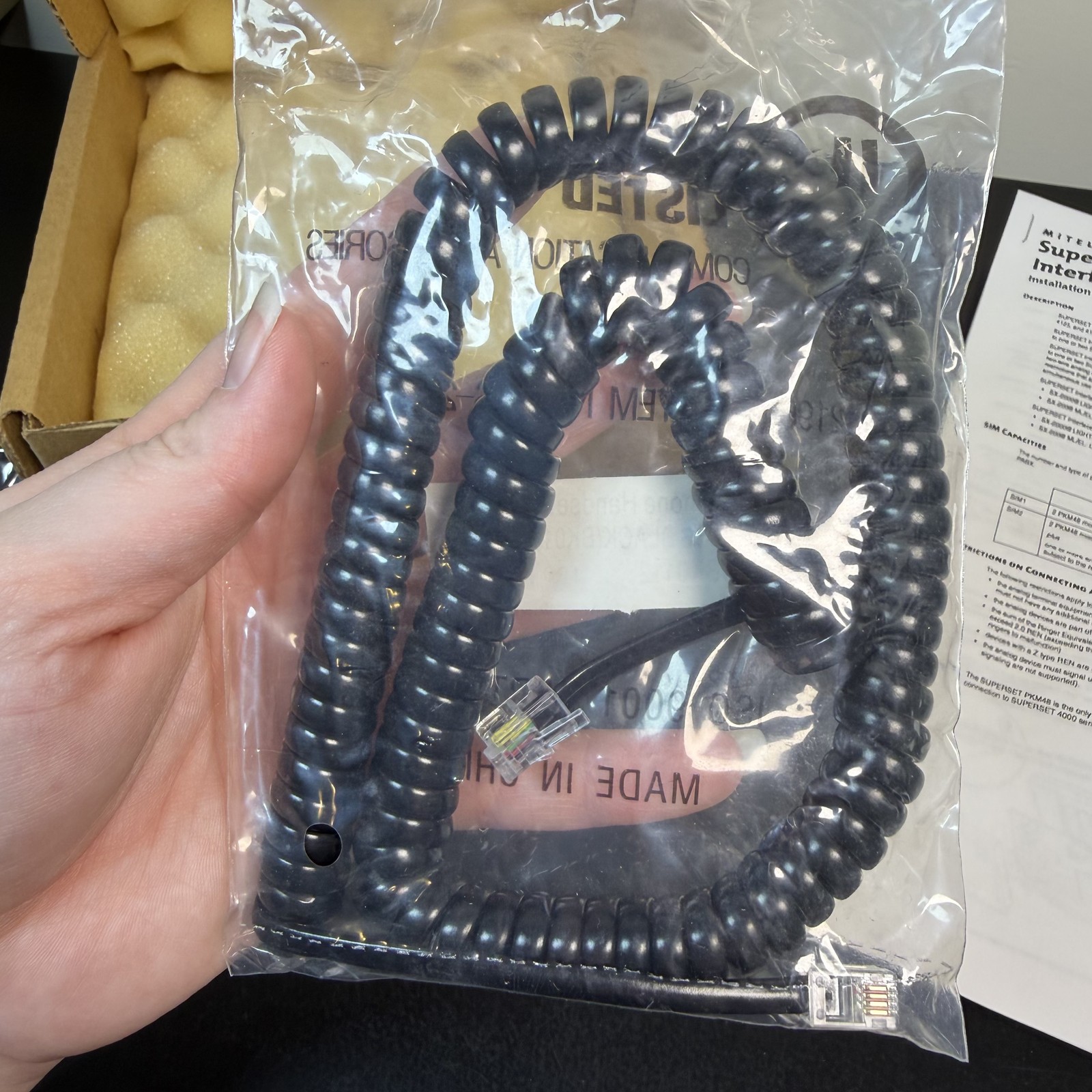 Mitel Superset Interface Module 1 SIM1-PKM Universal Adapter 9132-250-100-NA
