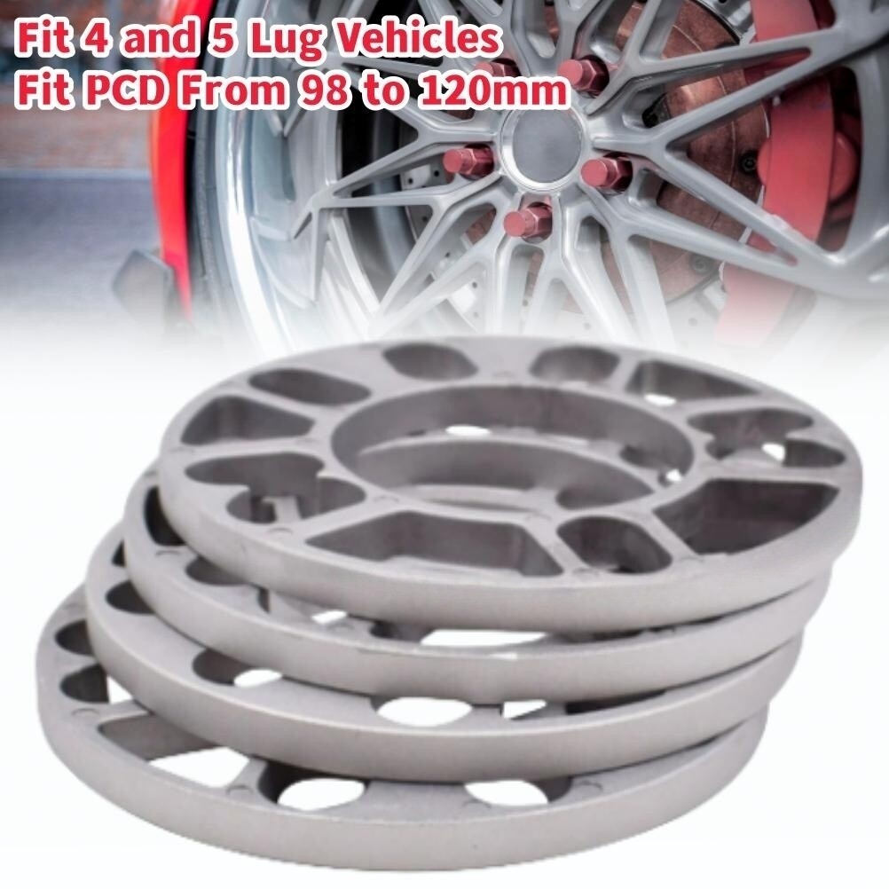 4X 10mm 4 Lug 5 Lug Wheel Spacers 4x100 4x114.3 5x105 5x112 5x120 Universal