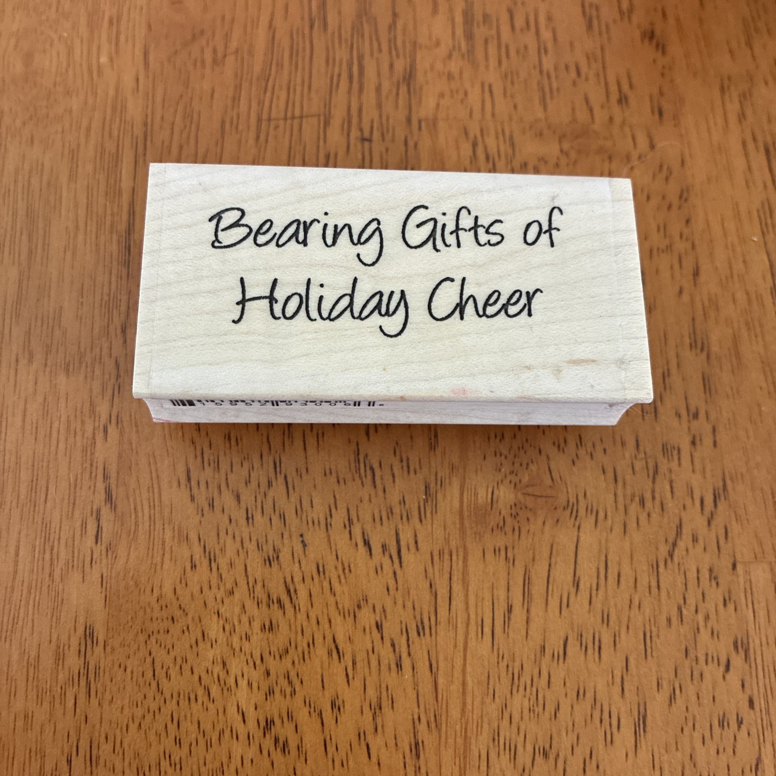 Whipper Snapper- Gifts Of Holiday Cheer-item # HW006-Wood Mounted rubber stamp