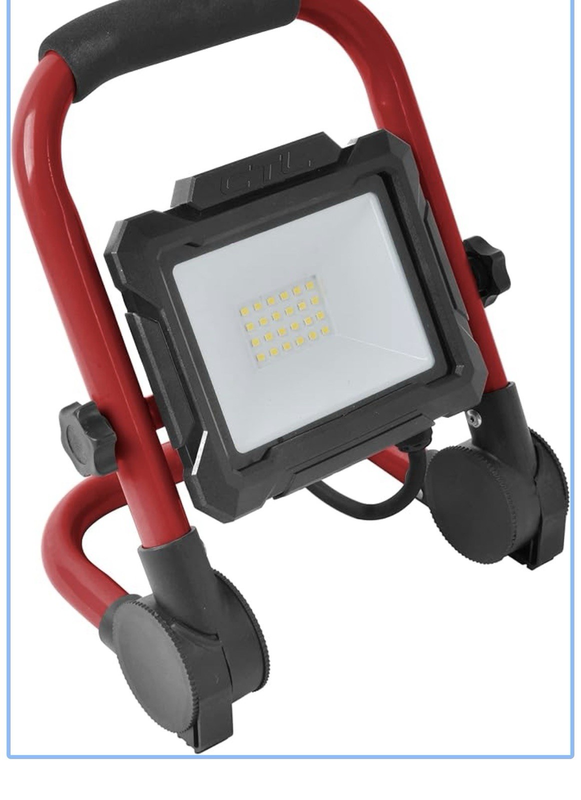 Corded LED Worklight 110V Portable Adjustable Angle Stand 2000 lumens