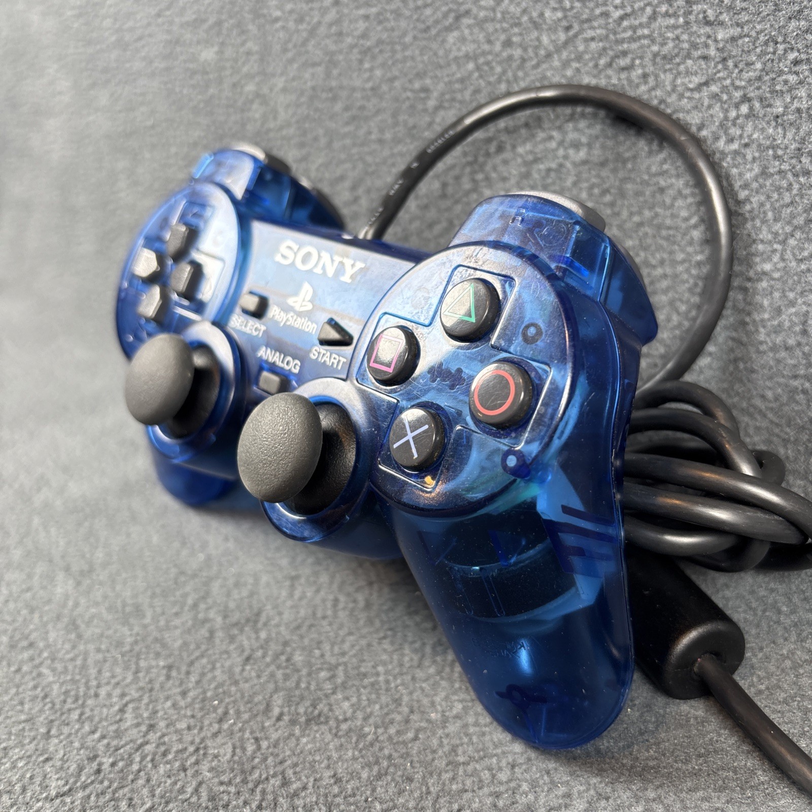PlayStation 2 - OEM Ocean Blue DualShock 2 Wired Controller - SCPH-10010
