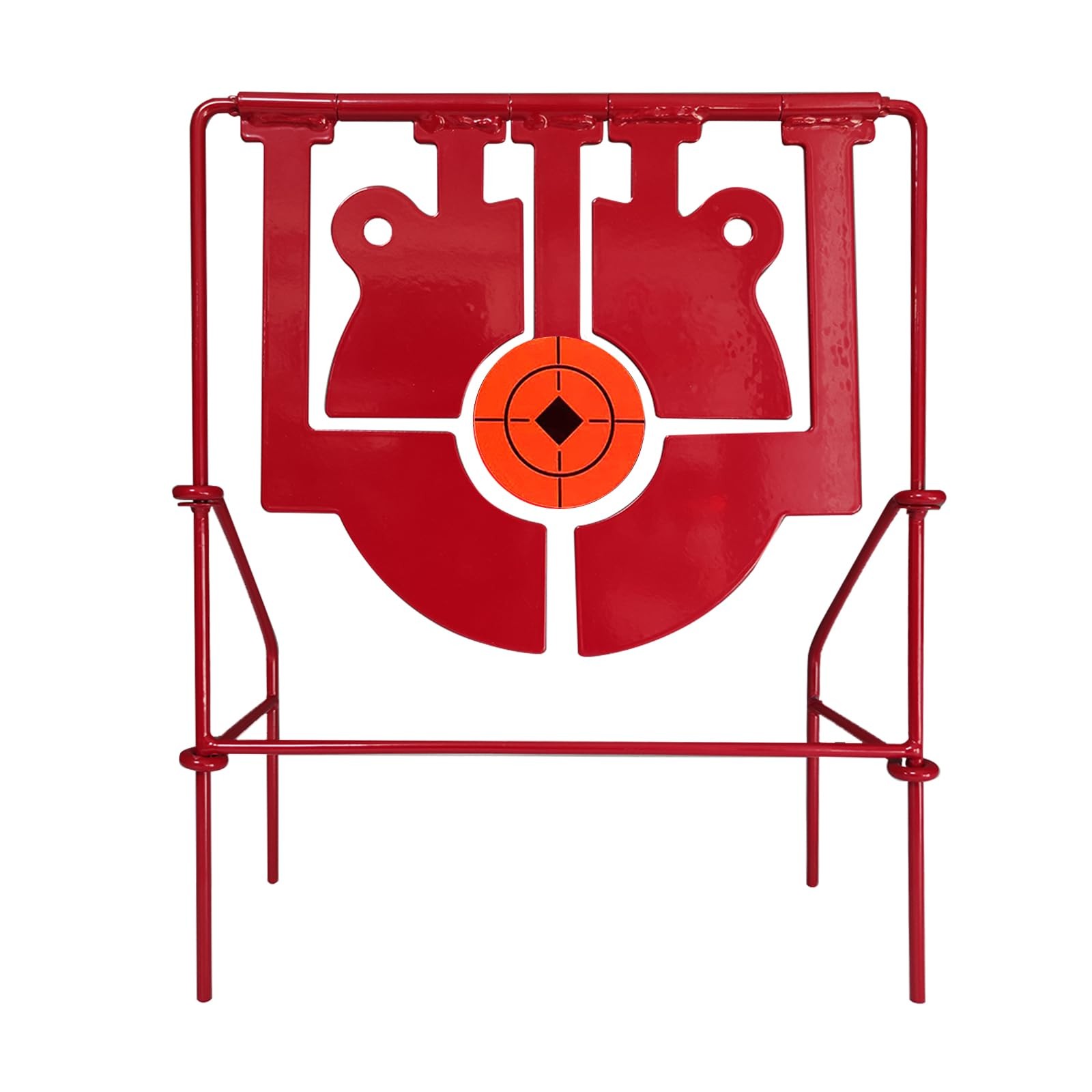 Atflbox 5 in 1 Pellet Gun Resetting Target, Heavy Metal Spinning Airgun