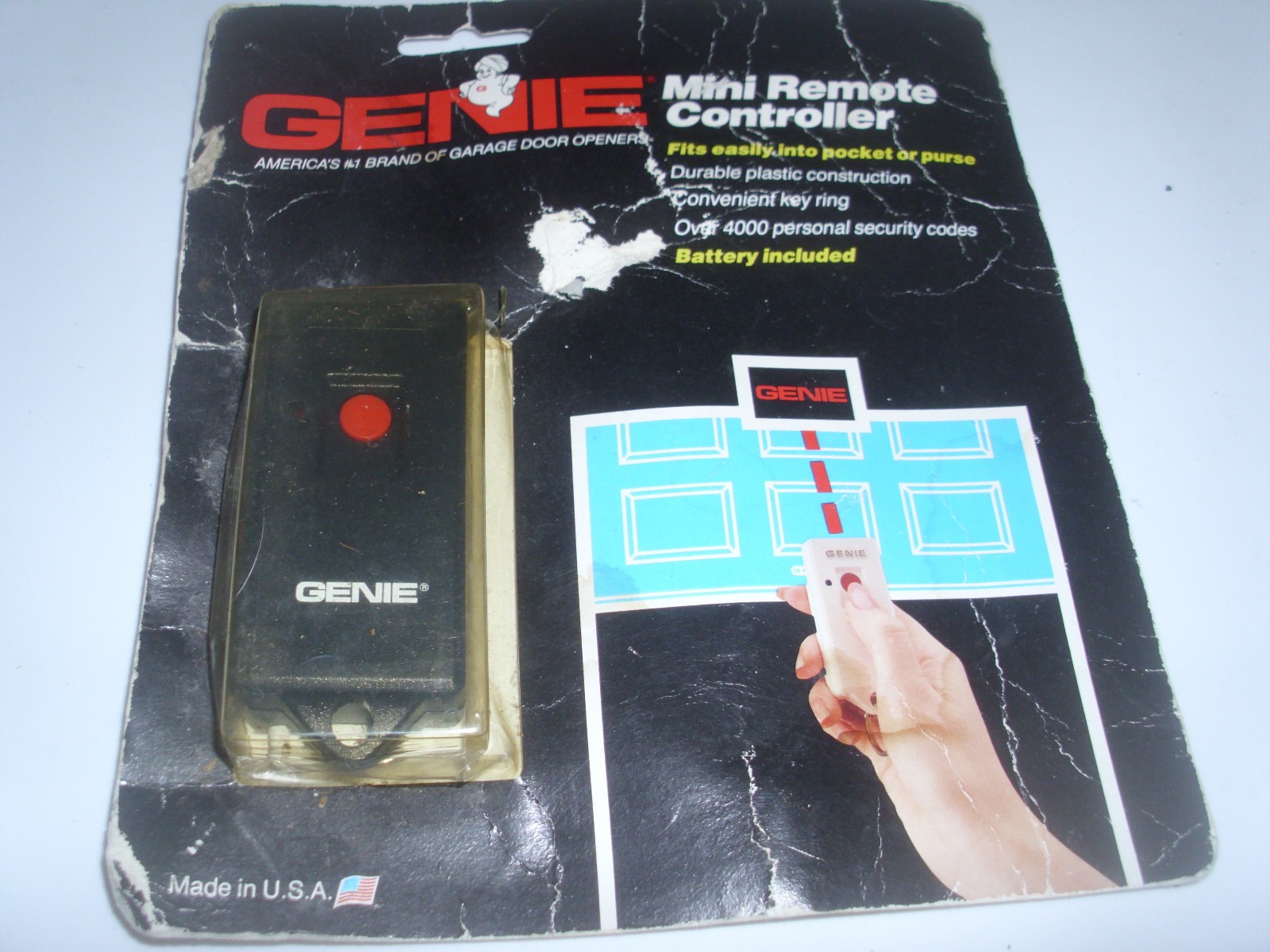 NEW GENIE 1 BUTTON # GMI MAT90 REMOTE TRANSMITTER FOB