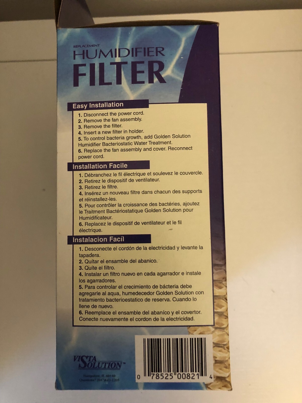 821 DU3 HUMIDIFIER WICK FILTER DURACRAFT KENMORE ARTIC STREAM 3 PACK