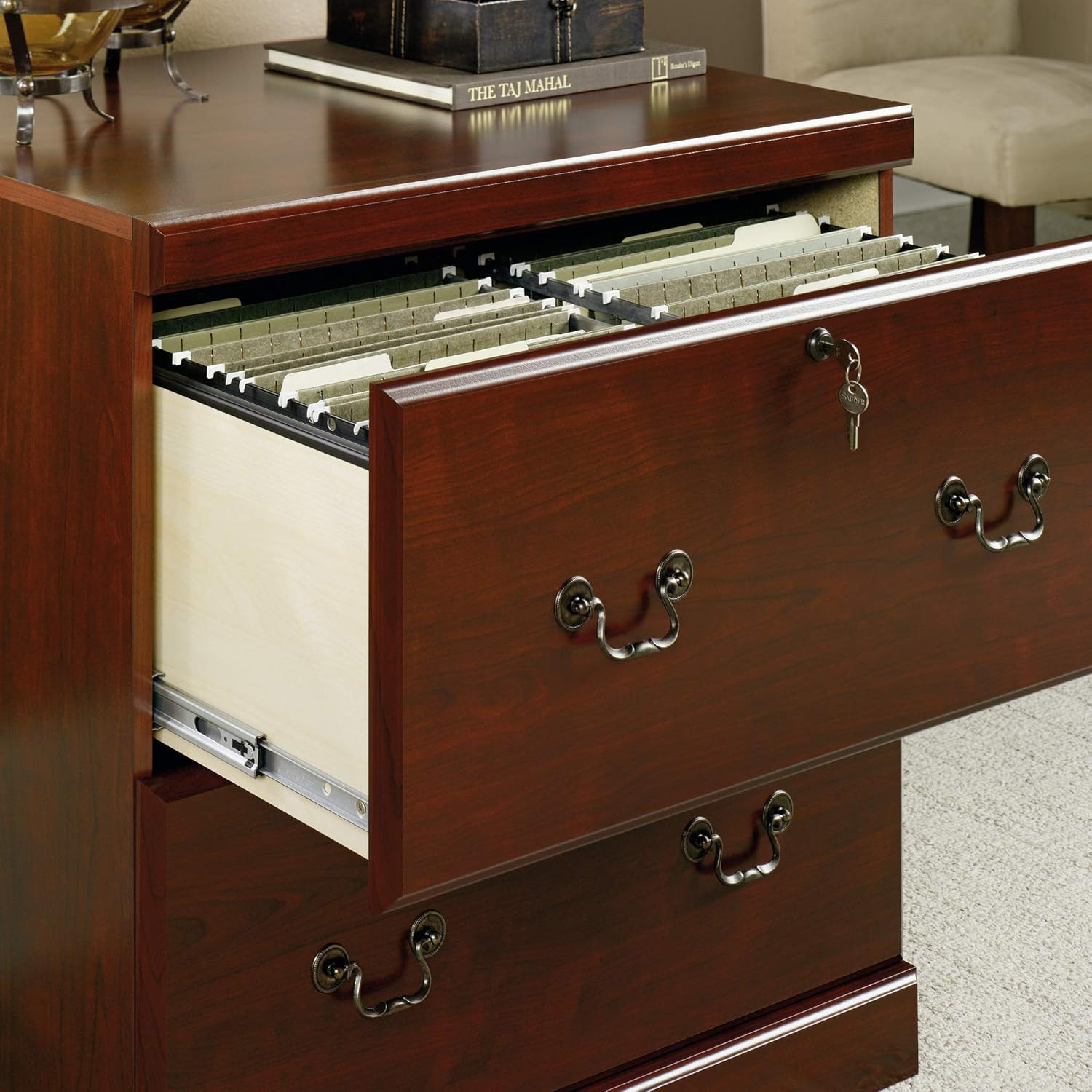 Classic Cherry Heritage Hill Lateral File - Stylish & Functional Storage Solutio