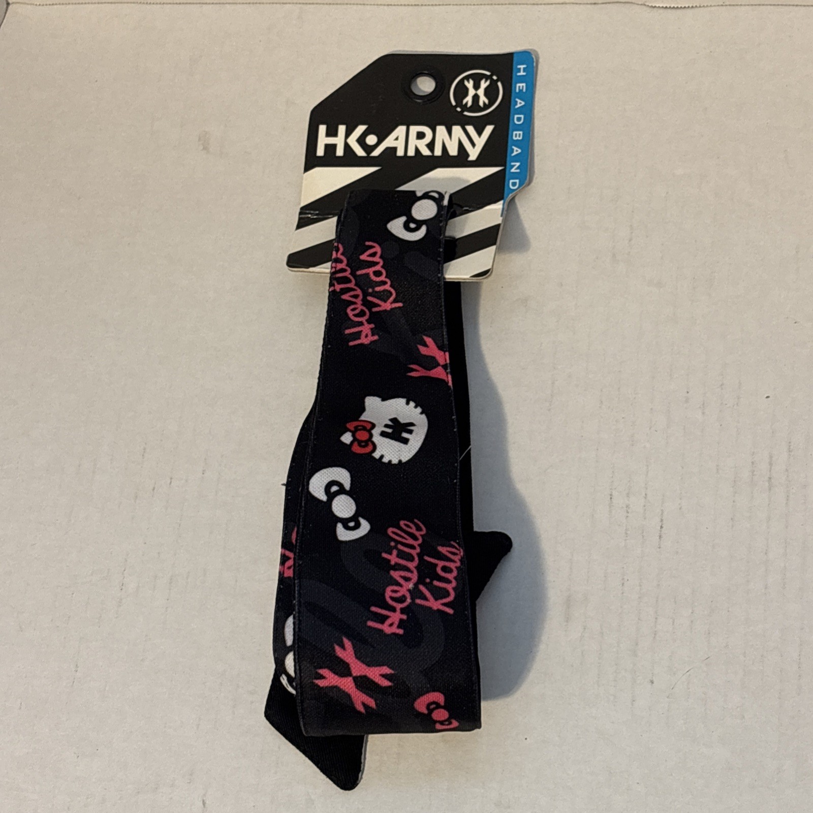 HK Army Headband Paintball Protective Padded Headband Tie Bye Bye Kitty New