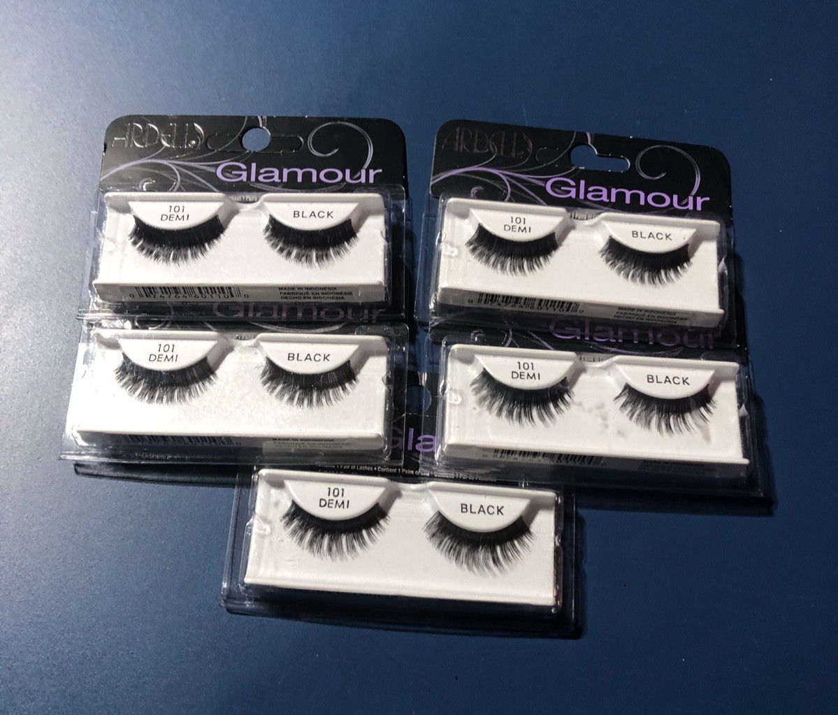 Ardell Glamour Eyelashes Glamour, #101  Black