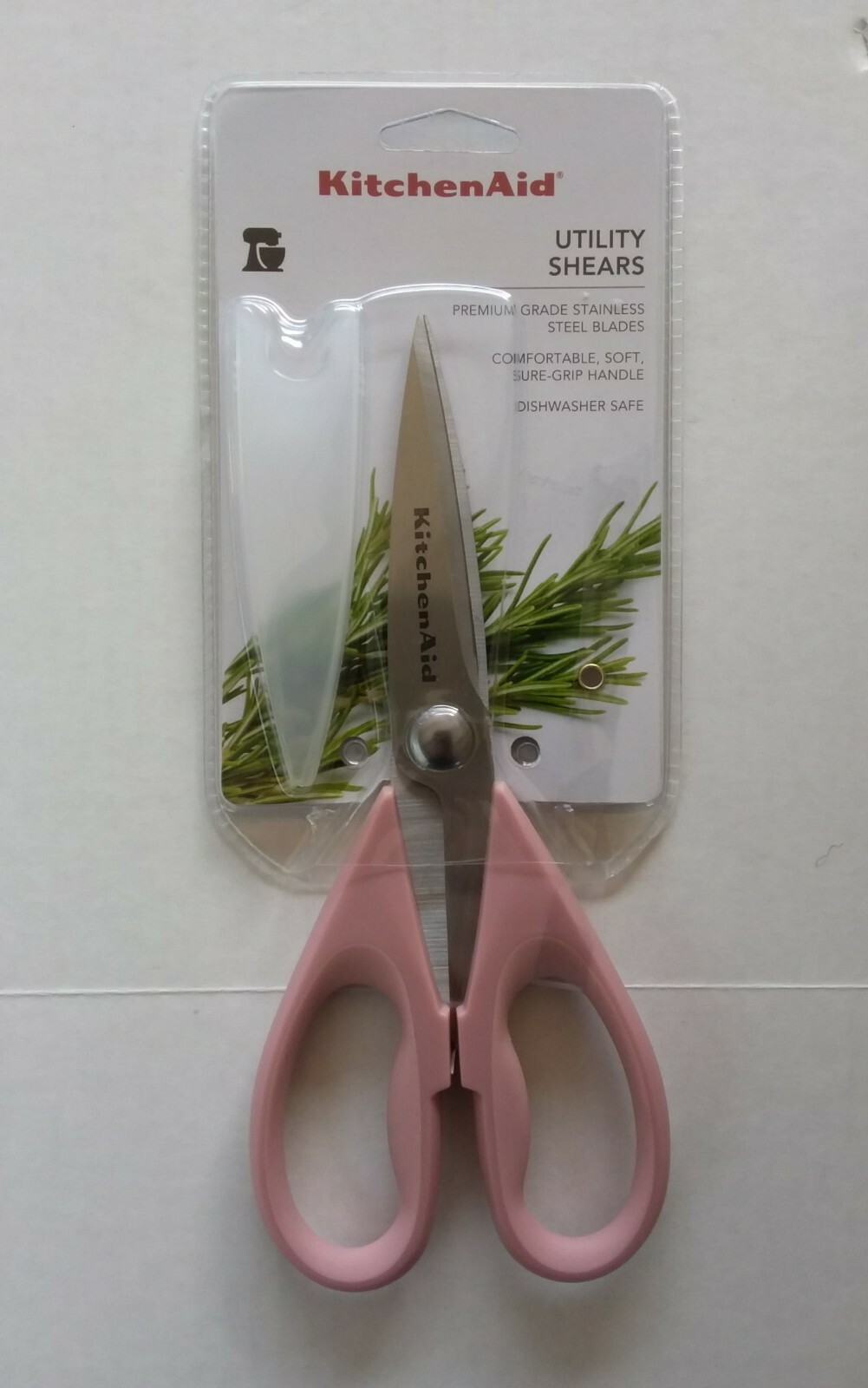 Kitchen Aid Utility Shears / Scissors (Dried Rose - Darker Pink) NEW KE351OHDRA
