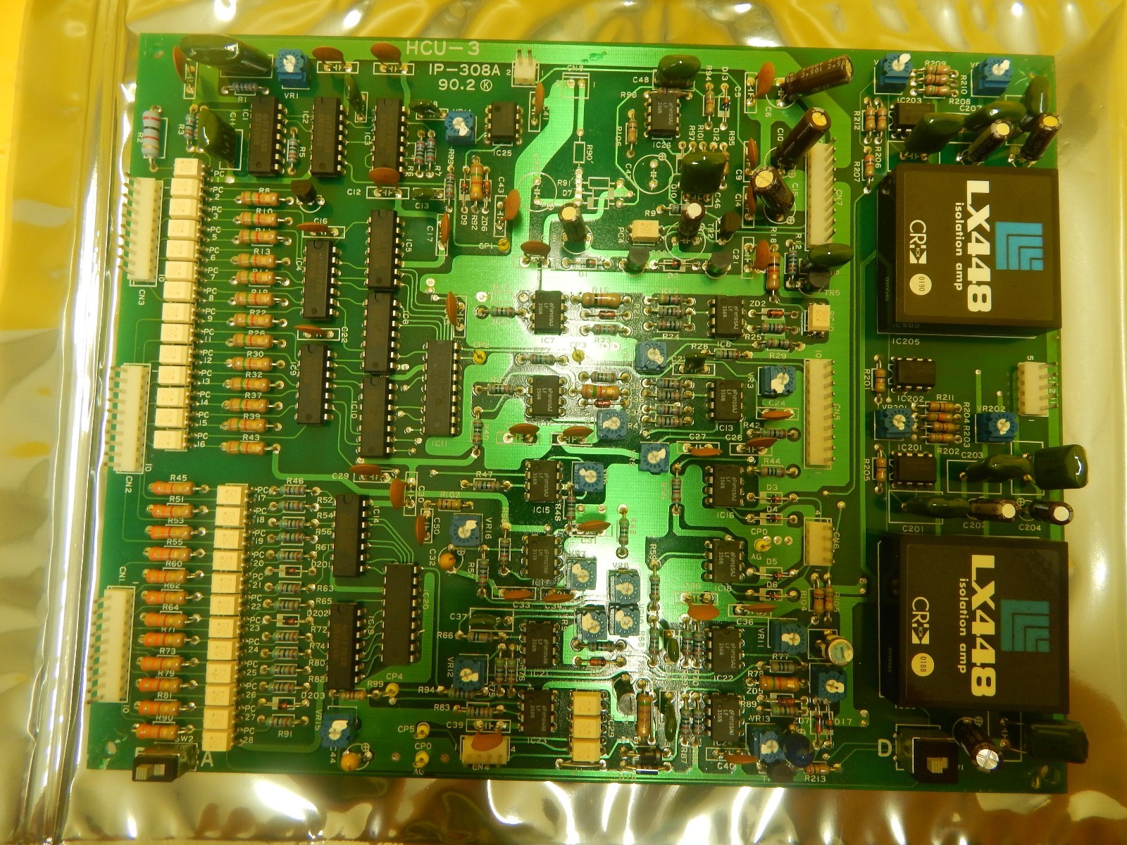 Yashibi HCU-3 Isolation Amplifier PCB Board IP-308A 90.2 Used Working