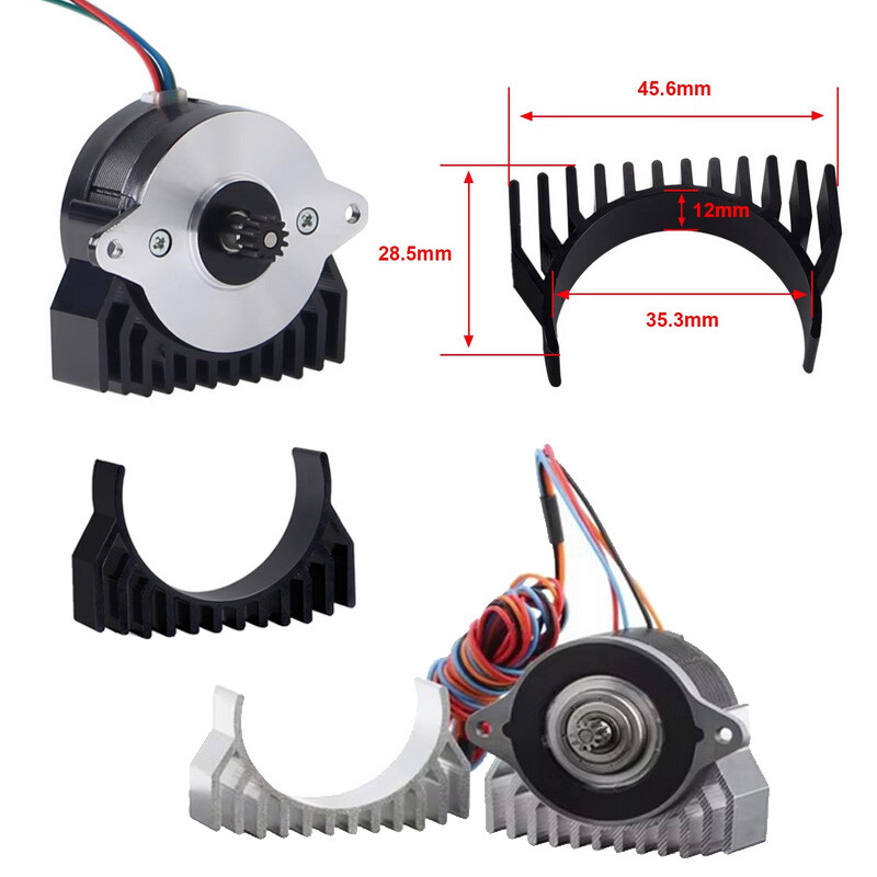 Heat Sink Extruder Motor Spare Parts for Creality K1 K1max K1C 3D Printers 36MM