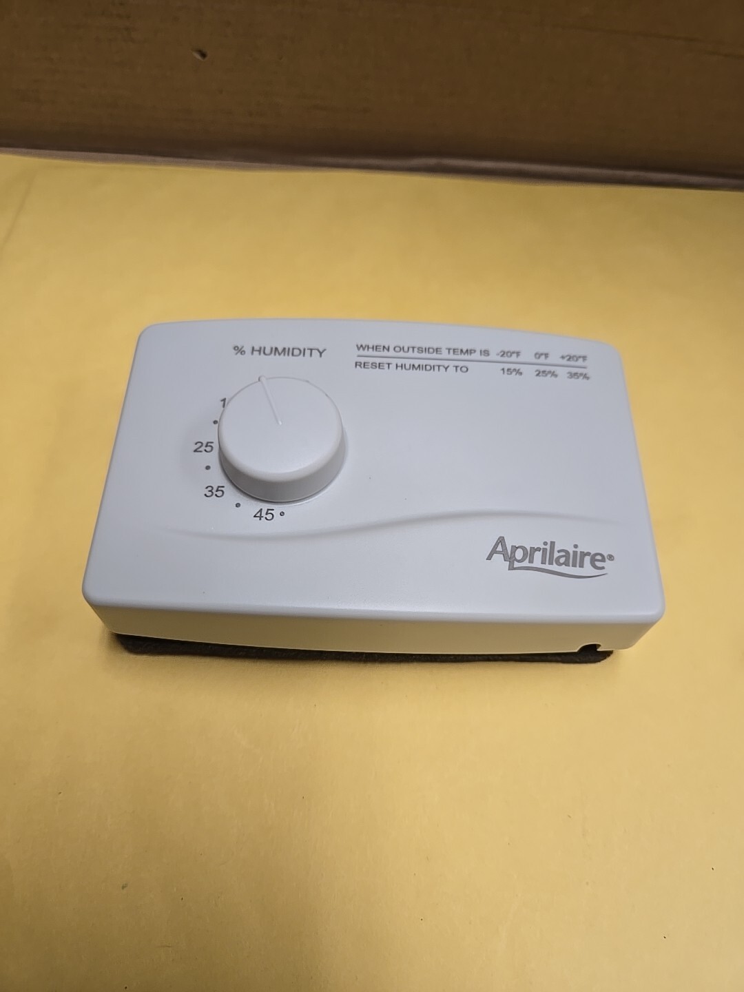 APRILAIRE MANUAL HUMIDIFIER CONTROL 1- MODEL 4655