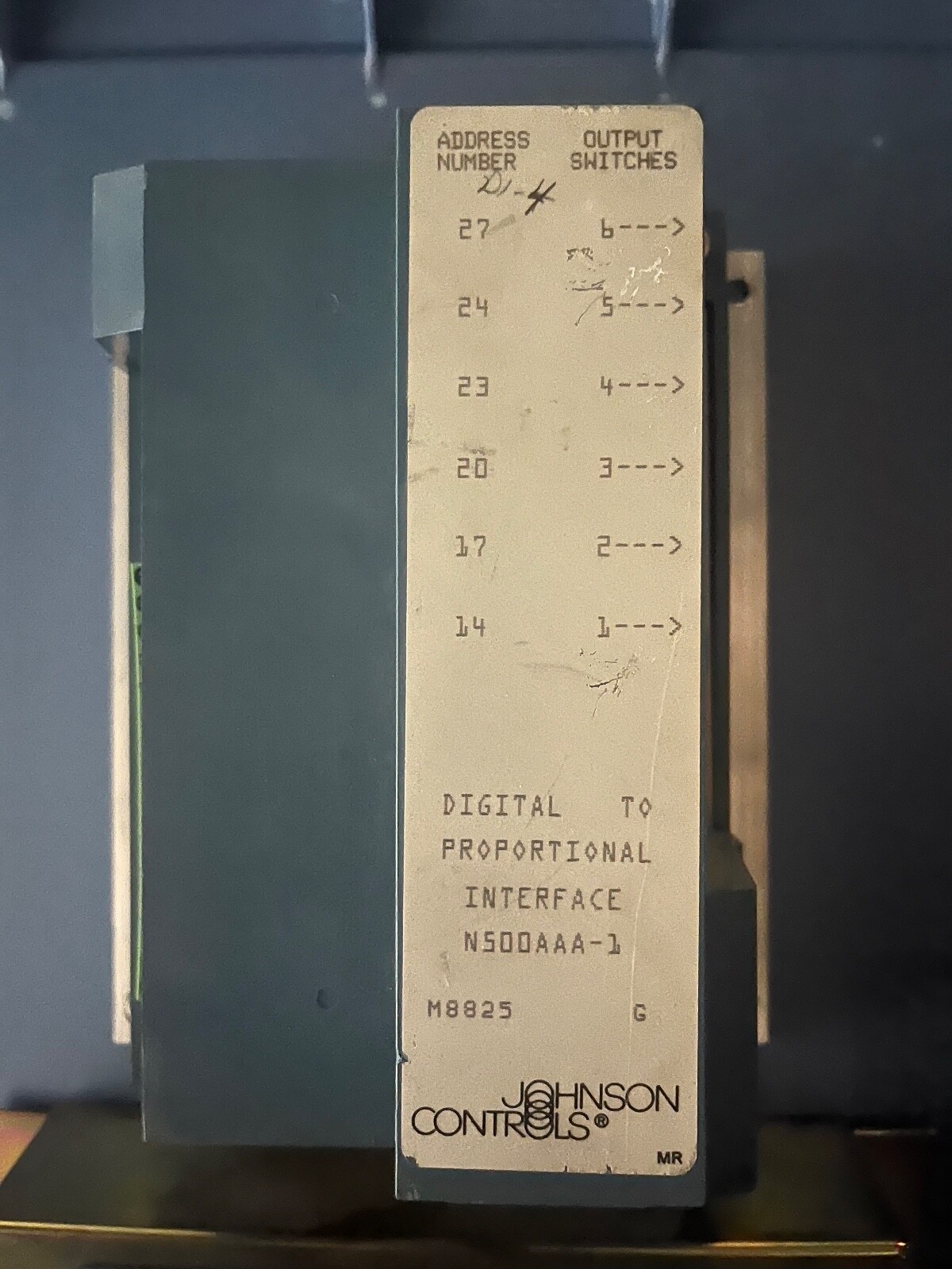 Johnson Controls N500AAA-1 Digital To Proportional Interface