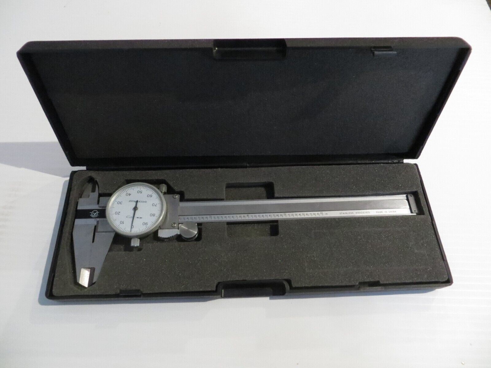 Aerospace 6” inch Dial Caliper Stainless Hardened .001 inch Shock Proof
