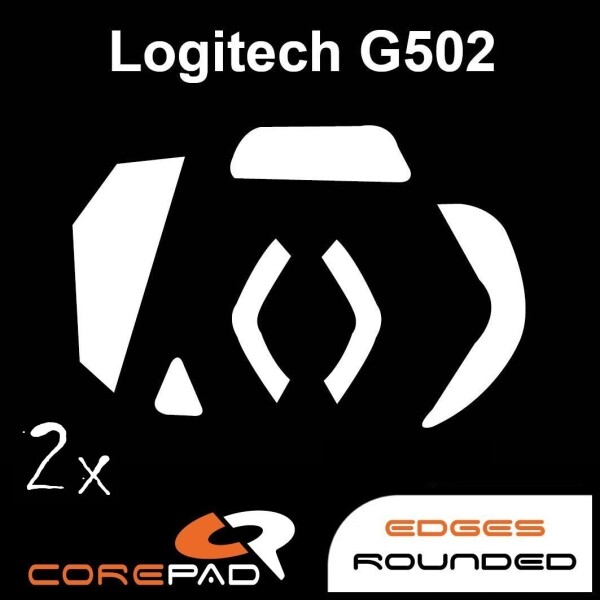 Corepad Skatez Logitech G502 replacement mouse feet mouse glider Hyperglides Teflon