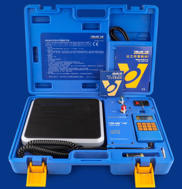 Portable VES-50A 50B 100A 100B Refrigerant Quantity-Controlled Electronic Scale