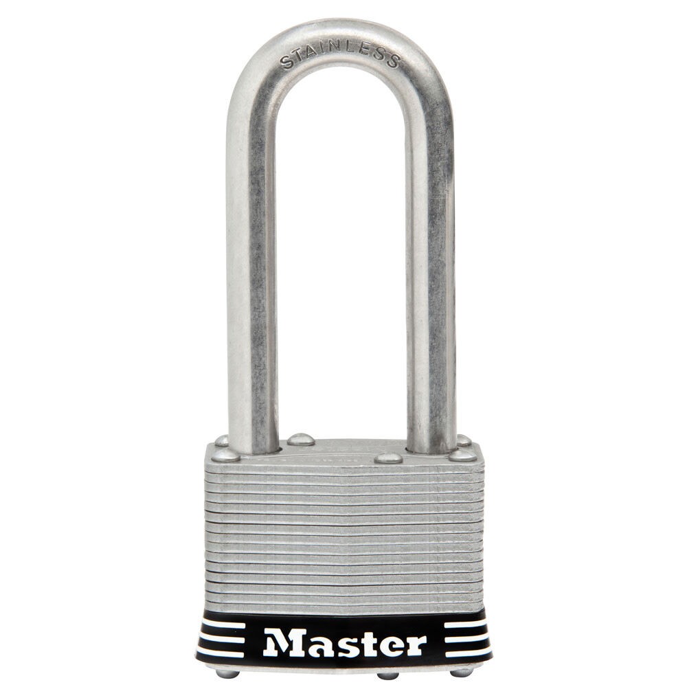 Master Lock Padlock 2In Keyed Dual Ball Bearing Pin Tumbler