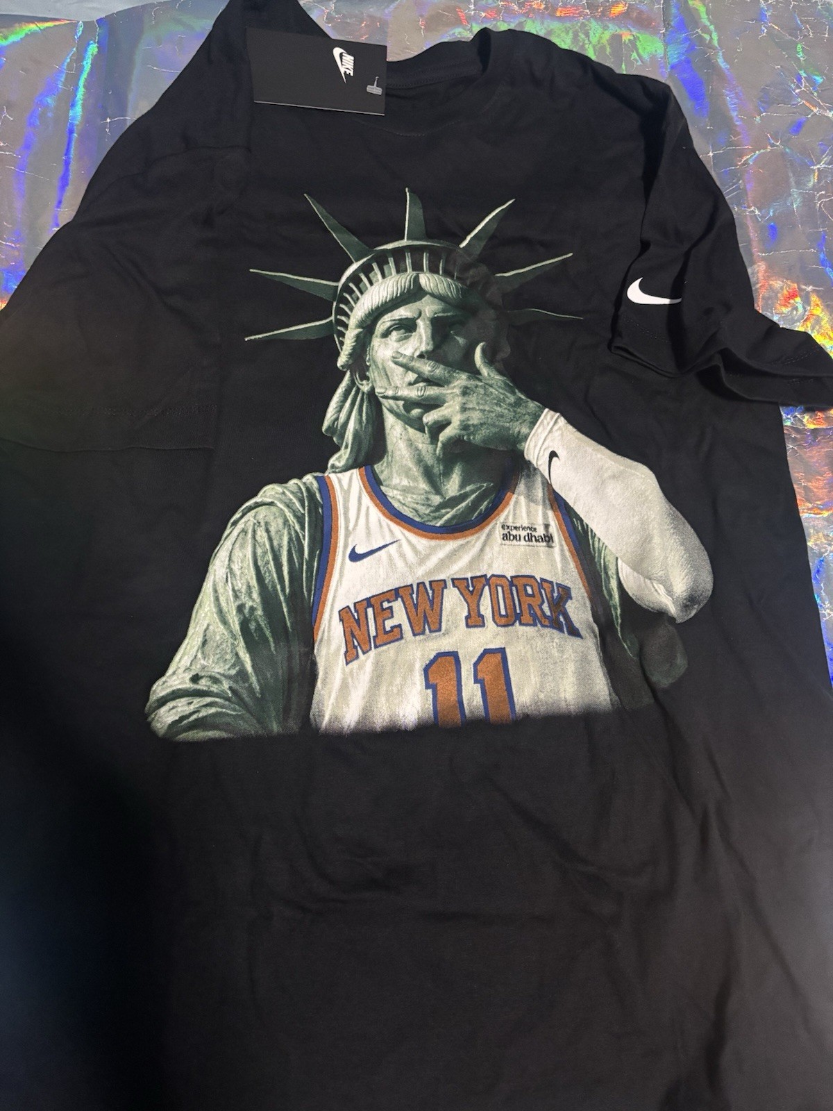 Nike Statue of Liberty Brunson Knicks  T-Shirt Size Large In Hand