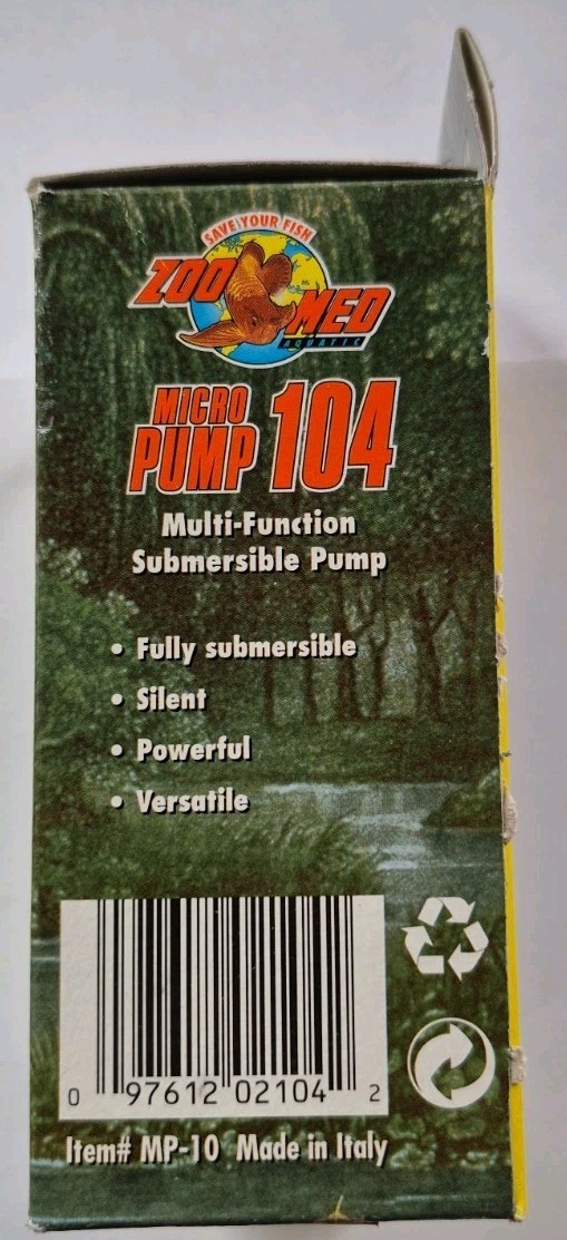 Zoo MED RA Micro Pump 104 Multi Function Submersible Pump