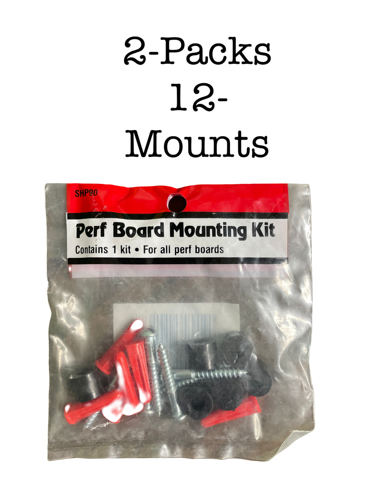 PEG BOARD Mounting Kit (2 PACK) (24 MOUNTS) FREE SHIPPING