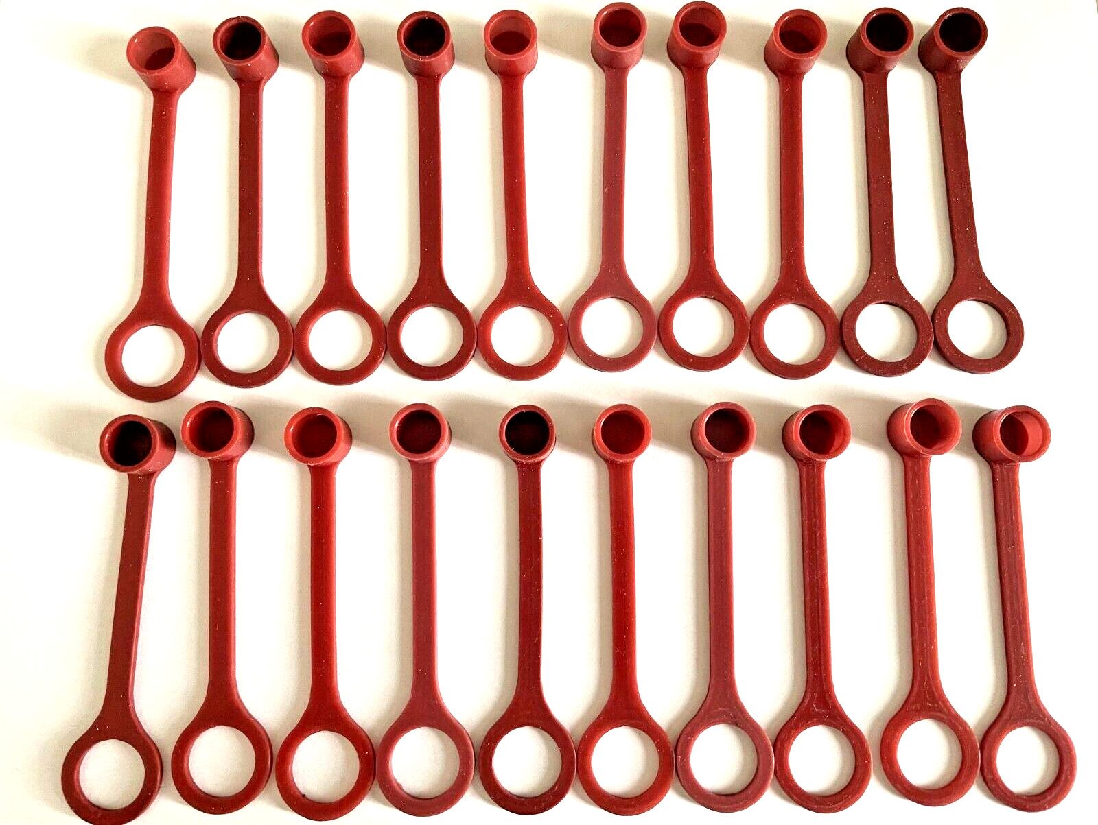 NEW ANSUL R102 STYLE RUBBER BLOW OFF CAPS FOR FIRE SUPPRESSION SYSTEMS (20pcs)