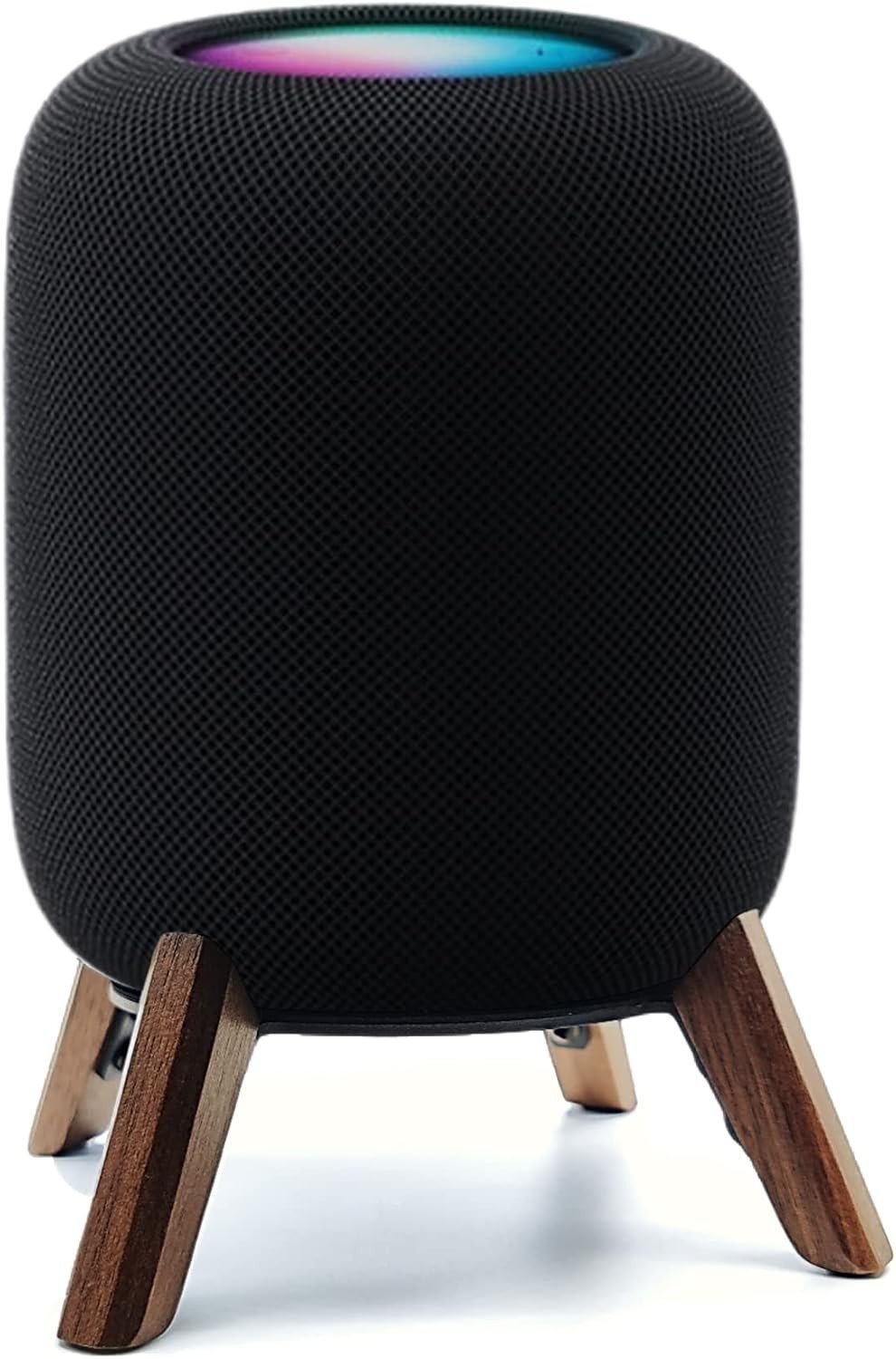Real Wood Stand for Homepod 2nd gen (2023 Released), Wooden Black walnut