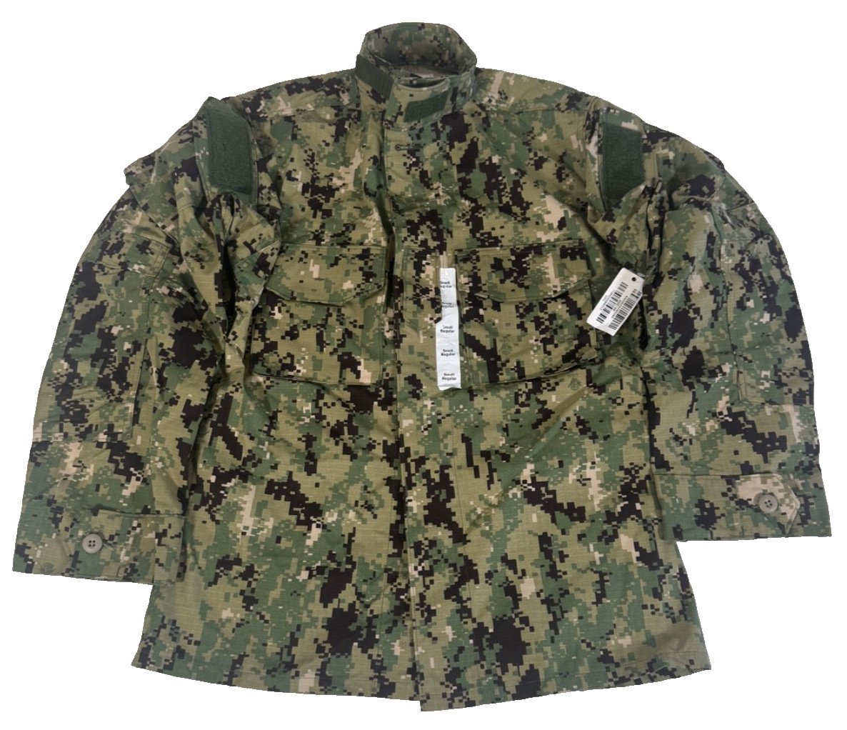 New US Navy USN NWU Type III AOR2 Working Uniform Blouse Jacket Small Regular