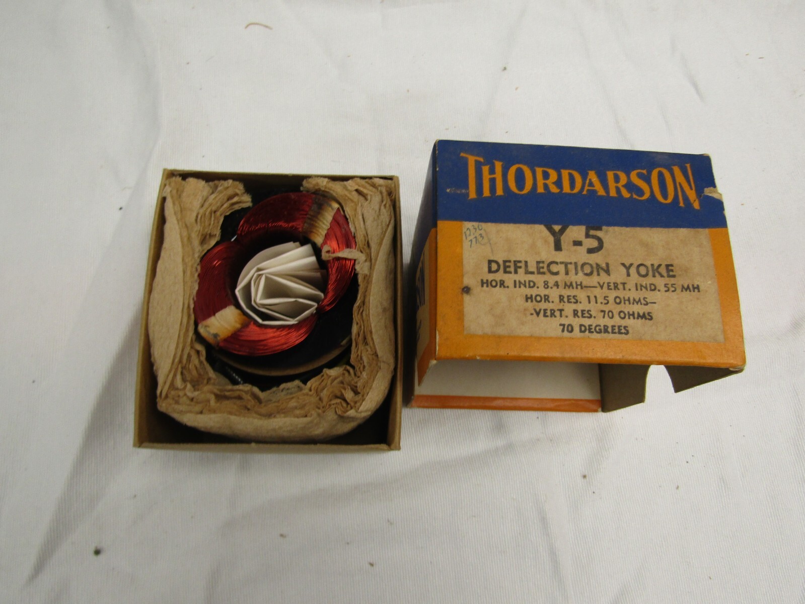 VINTAGE THORDARSON DEFLECTION YOKE Y-5 UNUSED IN BOX