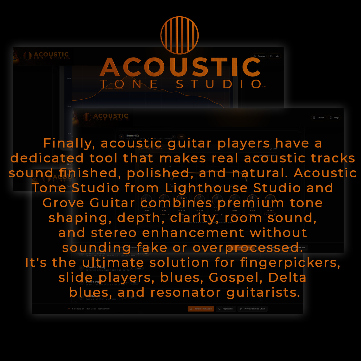 Acoustic Tone Studio — Next-Level Tone Shaping for Acoustic & Resonator Guitars