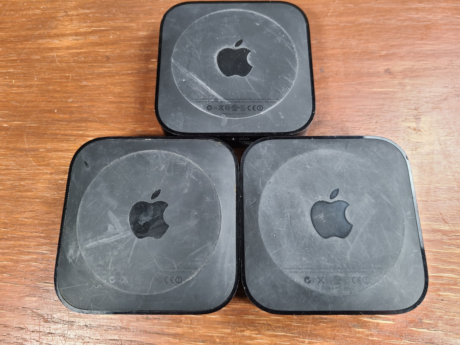 Apple TV Models A1376, A137, + A1469 LOT of 3 *NO REMOTES OR CORDS* Tested