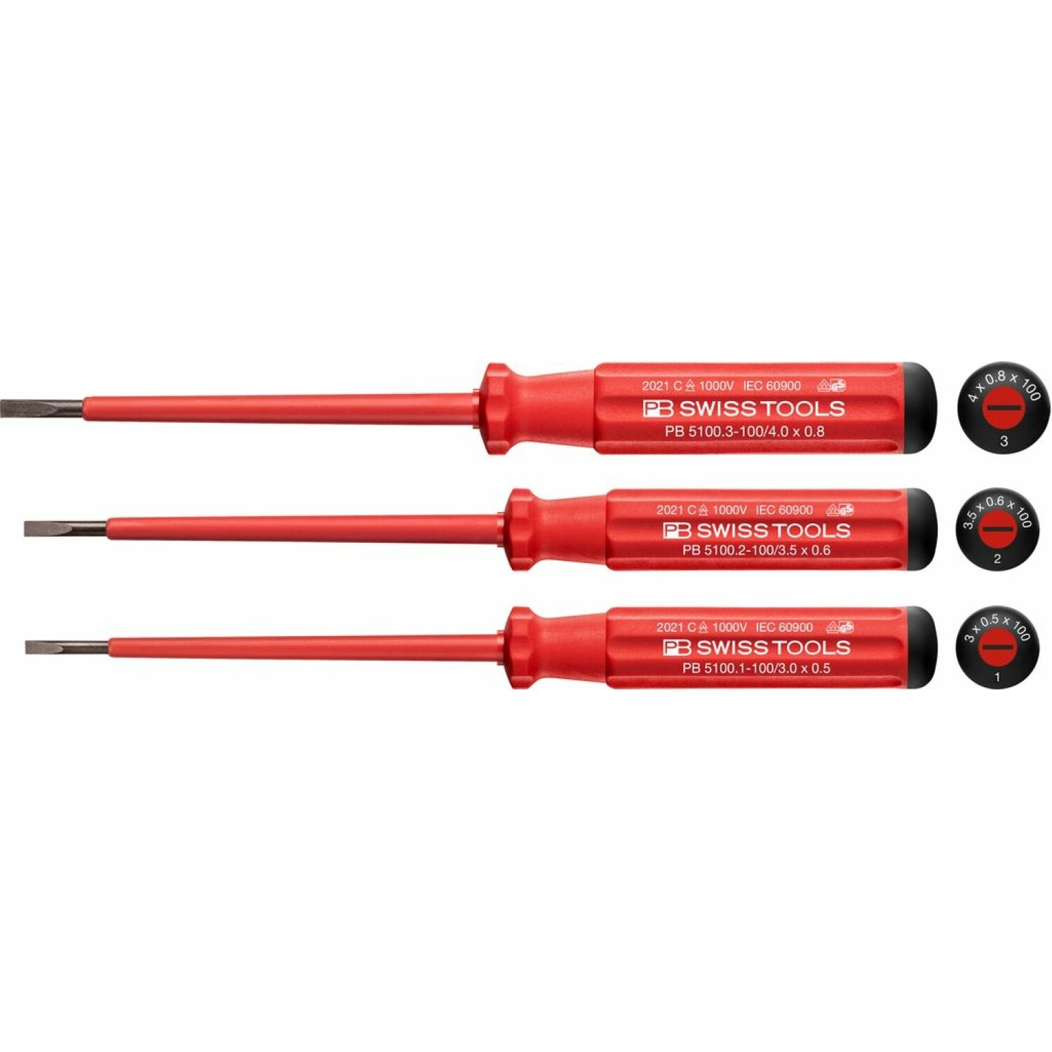 PB Swiss PB 5539 Classic VDE screwdriver set, fully insulated up to 1000V